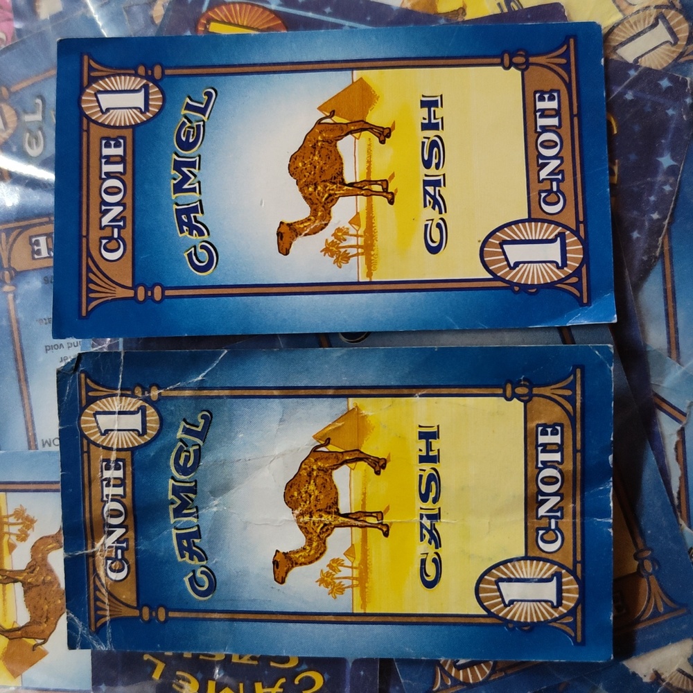 Camel Cigarette C-Note Cash